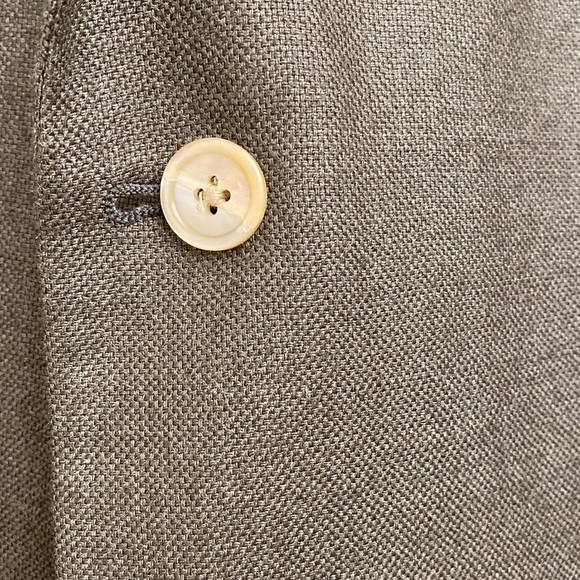 Oscar de la Renta Men's Blazer suit Jacket Sz 44 L Silk/Wool blend Event office - Picture 3 of 12
